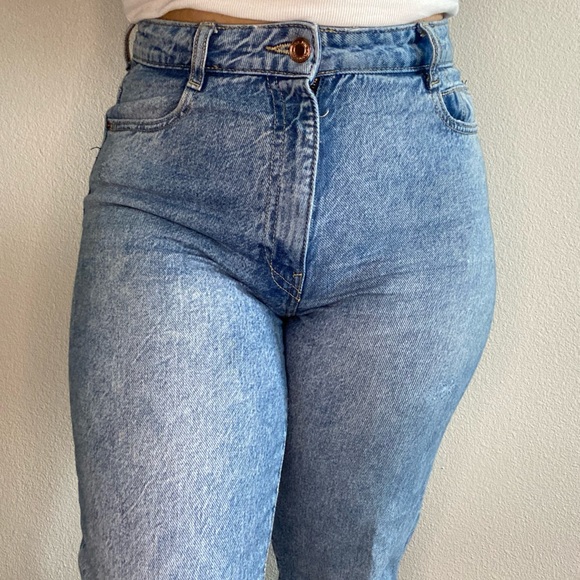 Zara light blue washed jeans - Picture 3 of 4